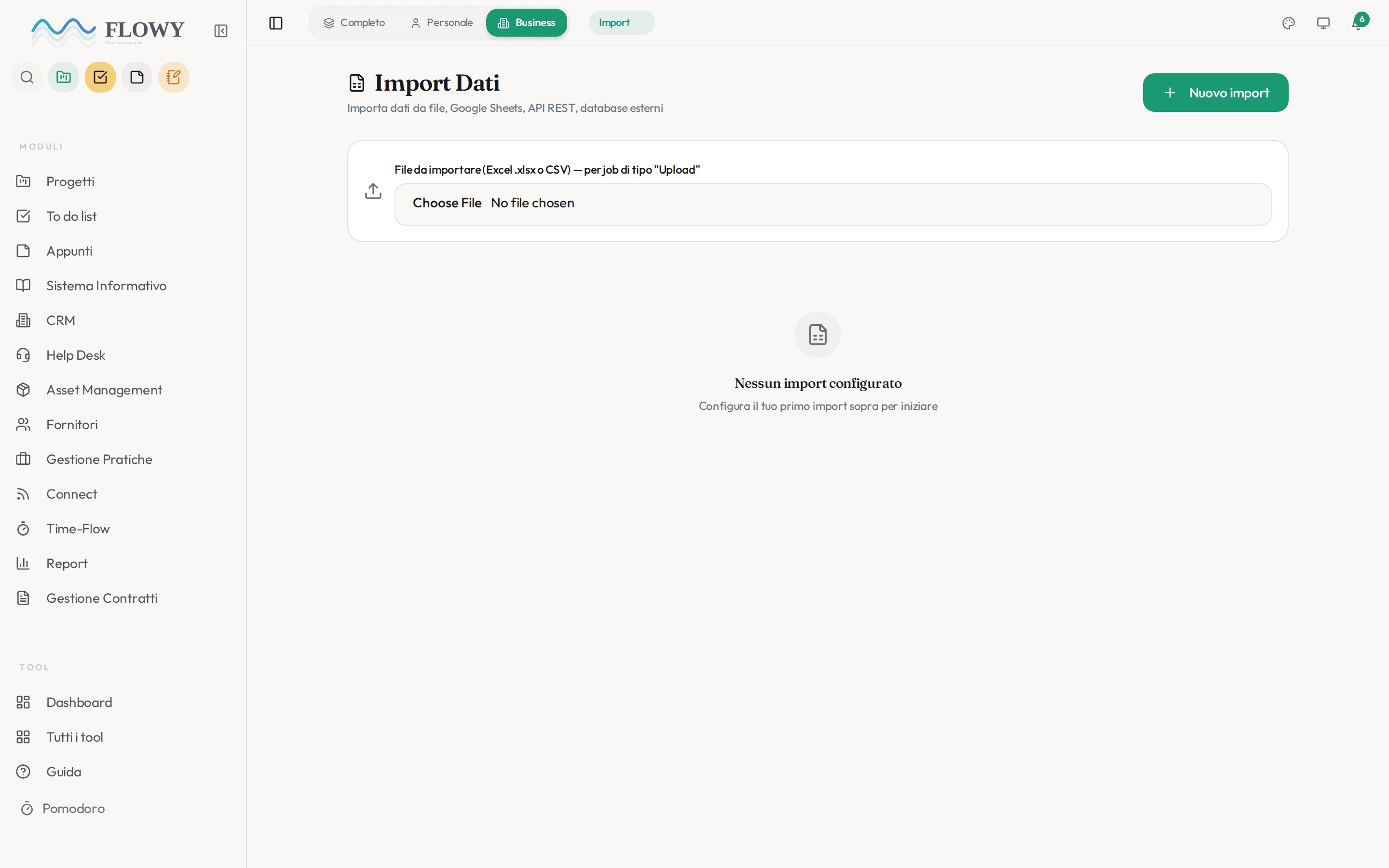 Data import