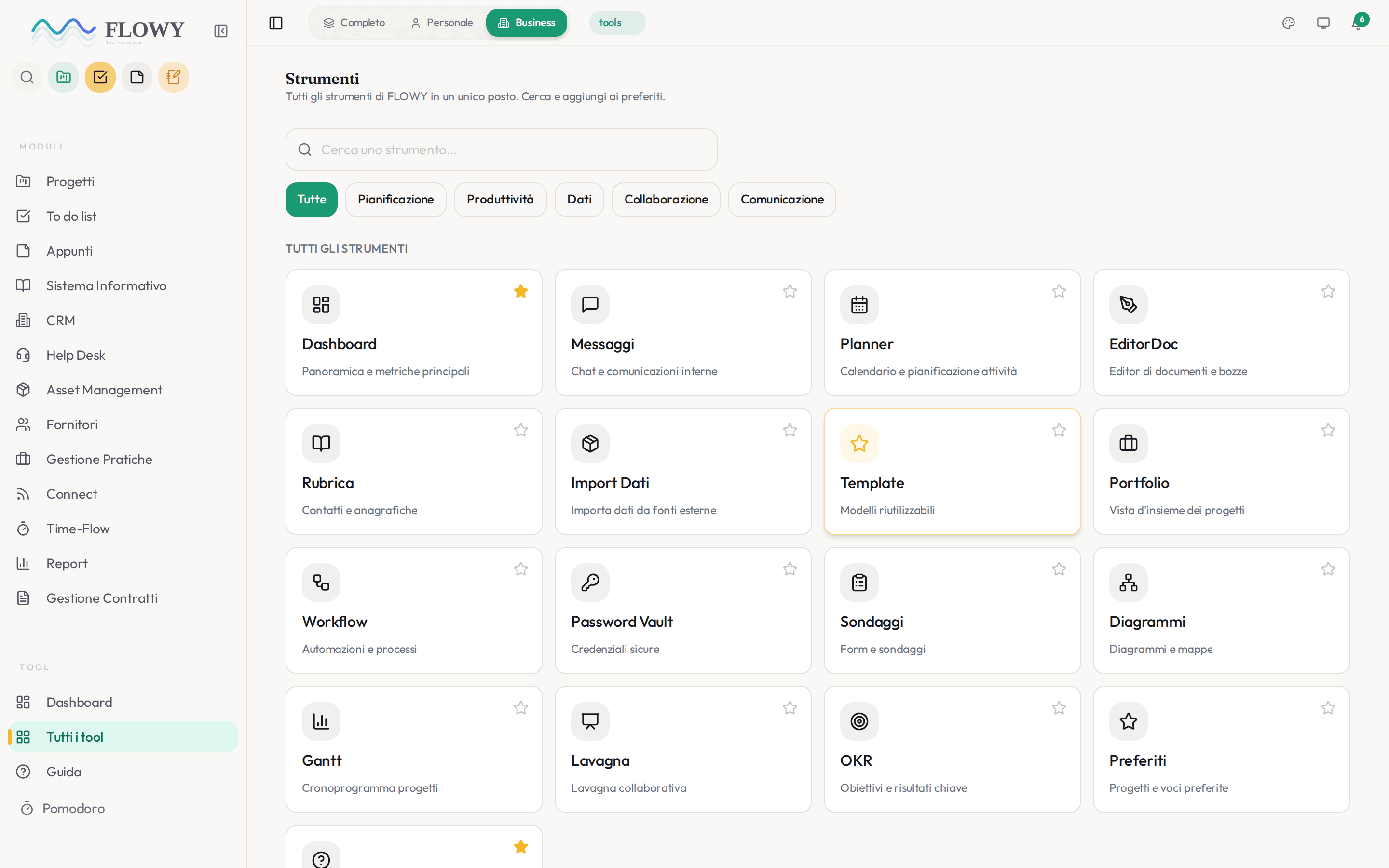 All your tools, in one place